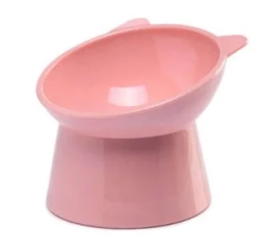 Picture of LeoPet Cat High & Inclined Bowl Pink